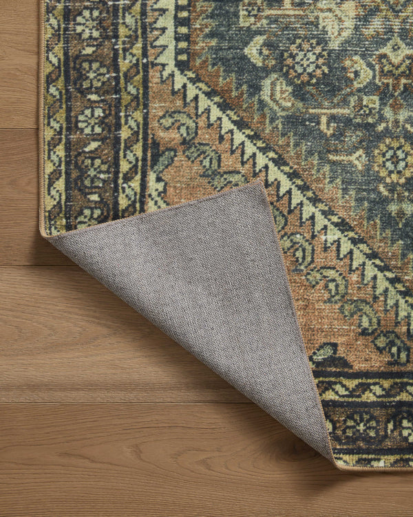 Magnolia Home by Joanna Gaines x Loloi Banks Rug - Denim / Clay-Blue Hand Home