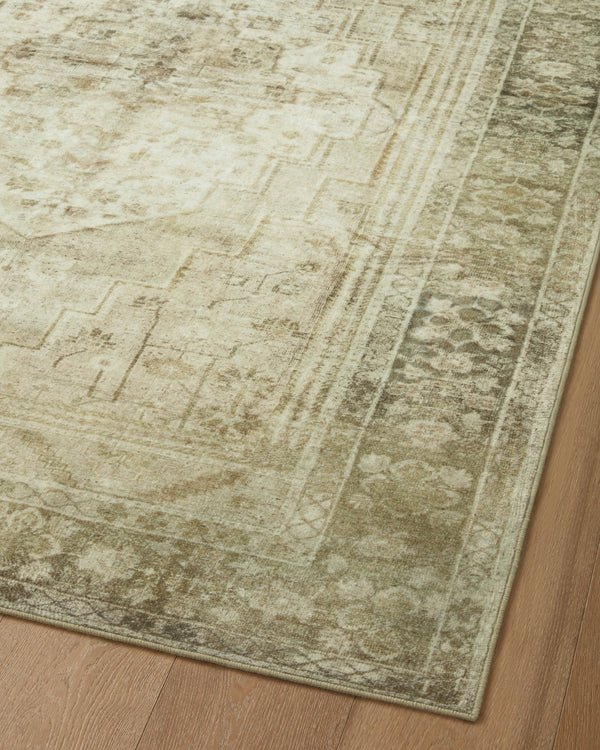 Magnolia Home by Joanna Gaines x Loloi Banks Rug - Natural / Granite-Blue Hand Home