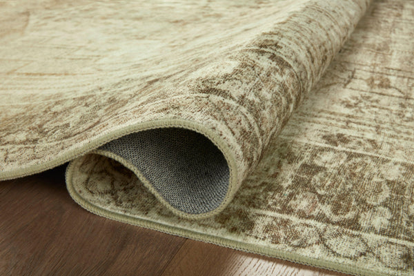 Magnolia Home by Joanna Gaines x Loloi Banks Rug - Natural / Granite-Blue Hand Home