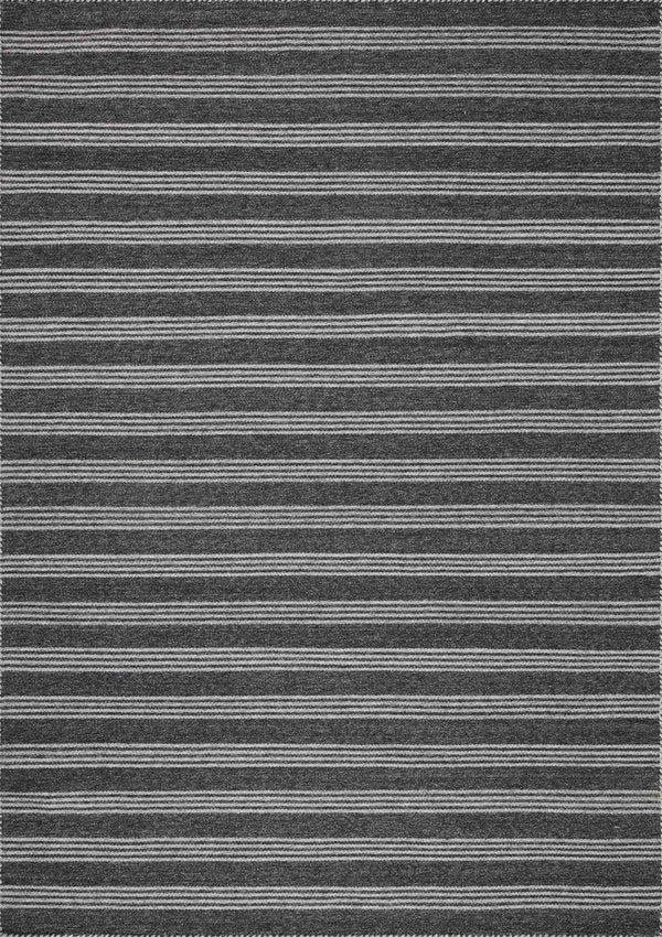 Magnolia Home by Joanna Gaines x Loloi Charlie Rug - Charcoal / Grey-Blue Hand Home