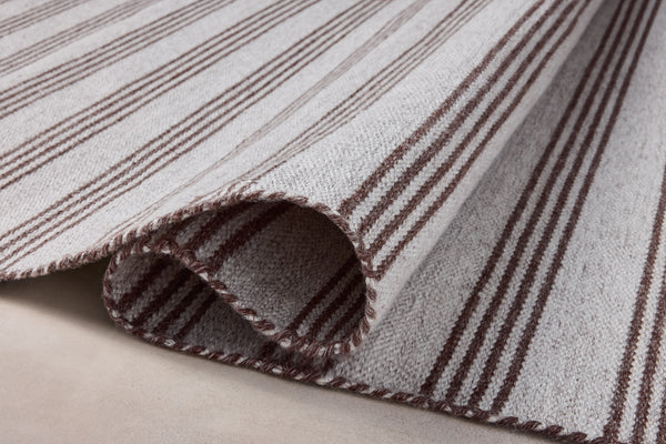 Magnolia Home by Joanna Gaines x Loloi Charlie Rug - Silver / Bark-Blue Hand Home