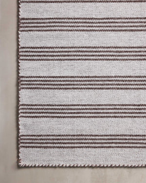 Magnolia Home by Joanna Gaines x Loloi Charlie Rug - Silver / Bark-Blue Hand Home