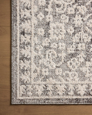 Magnolia Home by Joanna Gaines x Loloi Gigi Rug - Grey / Ivory-Blue Hand Home