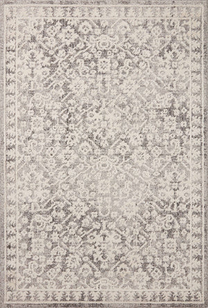 Magnolia Home by Joanna Gaines x Loloi Gigi Rug - Grey / Ivory-Blue Hand Home