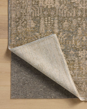 Magnolia Home by Joanna Gaines x Loloi Junie Rug - Moss / Natural-Blue Hand Home