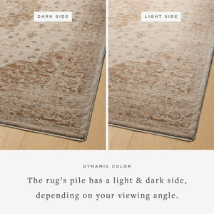 Magnolia Home by Joanna Gaines x Loloi Junie Rug - Natural / Clay-Blue Hand Home