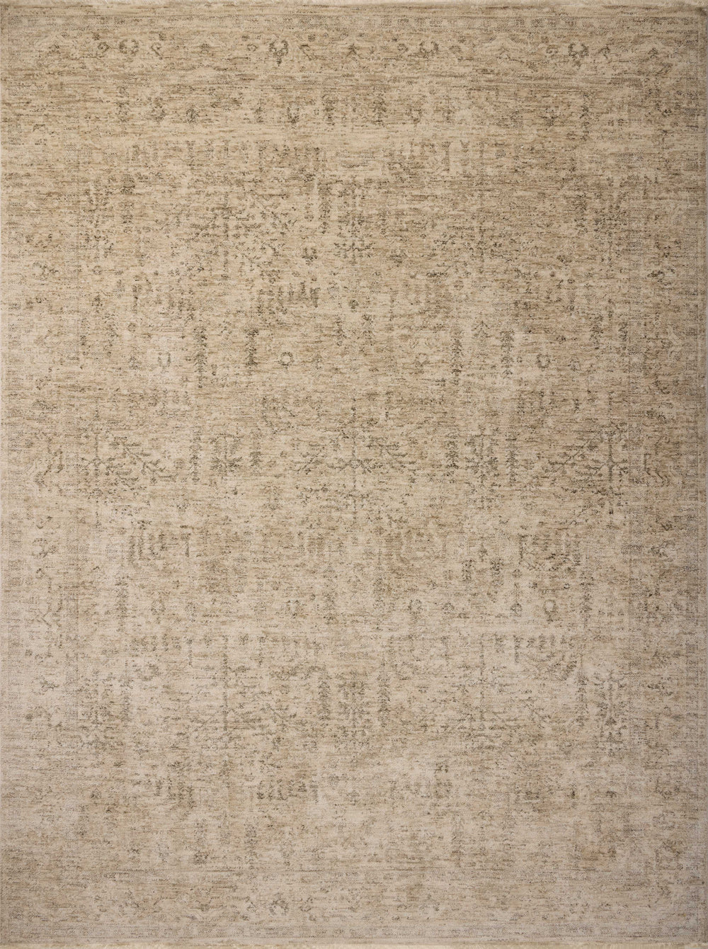 Magnolia Home by Joanna Gaines x Loloi Junie Rug - Oatmeal / Smoke-Blue Hand Home