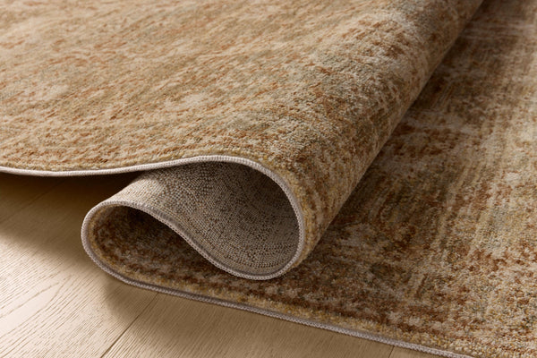 Magnolia Home by Joanna Gaines x Loloi Junie Rug - Spice / Multi-Blue Hand Home