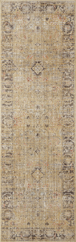Magnolia Home by Joanna Gaines x Loloi Millie Rug - Gold / Charcoal-Blue Hand Home