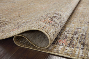 Magnolia Home by Joanna Gaines x Loloi Millie Rug - Gold / Charcoal-Blue Hand Home