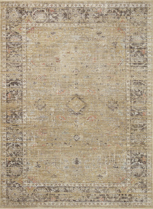 Magnolia Home by Joanna Gaines x Loloi Millie Rug - Gold / Charcoal-Blue Hand Home