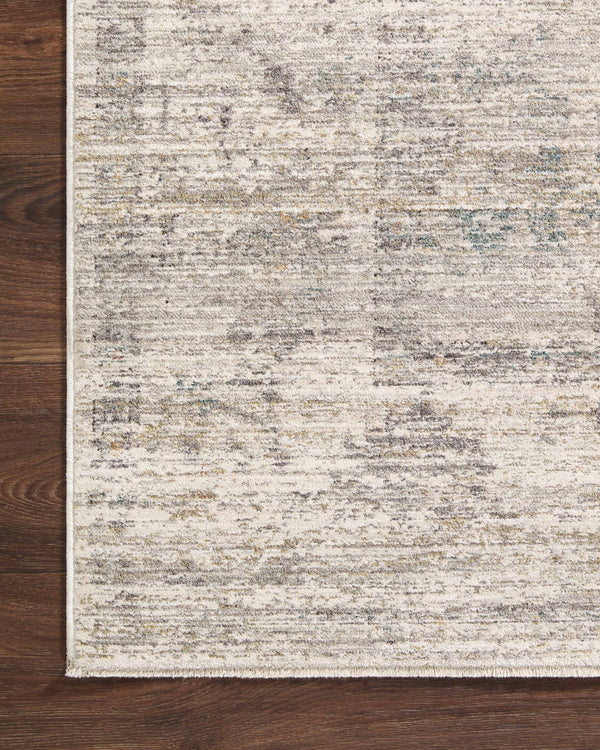 Magnolia Home by Joanna Gaines x Loloi Millie Rug - Silver / Dove-Blue Hand Home