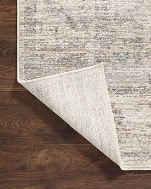 Magnolia Home by Joanna Gaines x Loloi Millie Rug - Silver / Dove-Blue Hand Home