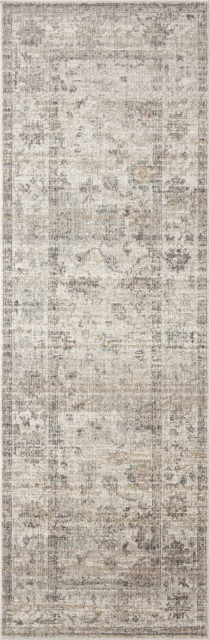 Magnolia Home by Joanna Gaines x Loloi Millie Rug - Silver / Dove-Blue Hand Home