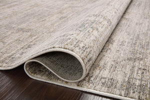 Magnolia Home by Joanna Gaines x Loloi Millie Rug - Silver / Dove-Blue Hand Home
