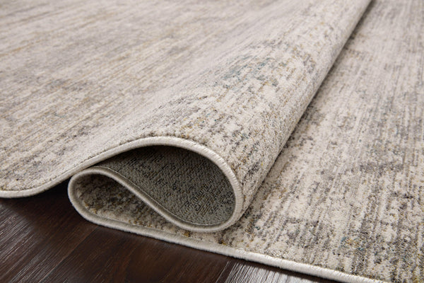 Magnolia Home by Joanna Gaines x Loloi Millie Rug - Silver / Dove-Blue Hand Home