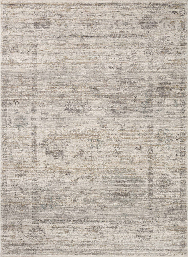 Magnolia Home by Joanna Gaines x Loloi Millie Rug - Silver / Dove-Blue Hand Home