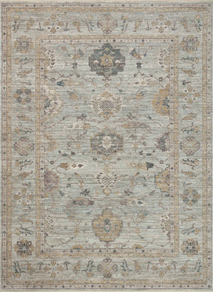 Magnolia Home by Joanna Gaines x Loloi Millie Rug - Sky / Gold-Blue Hand Home