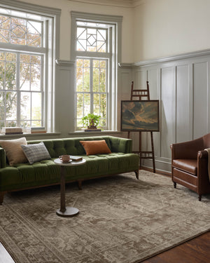 Magnolia Home by Joanna Gaines x Loloi Mona Rug - Cocoa / Stone-Blue Hand Home
