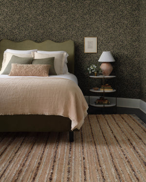 Magnolia Home by Joanna Gaines x Loloi Nico Rug - Natural / Bark-Blue Hand Home