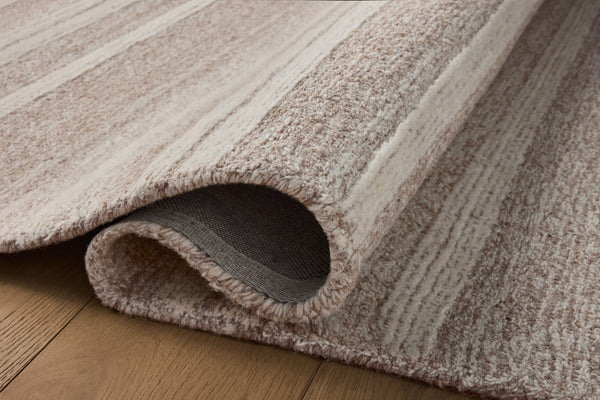 Magnolia Home by Joanna Gaines x Loloi Rae Rug - Clay / Ivory-Blue Hand Home