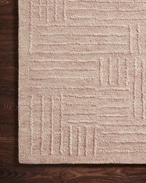 Magnolia Home by Joanna Gaines x Loloi Sarah Rug - Blush-Blue Hand Home