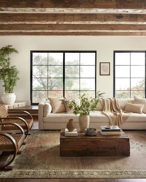 Magnolia Home by Joanna Gaines x Loloi Sinclair Rug - Clay / Tobacco-Blue Hand Home