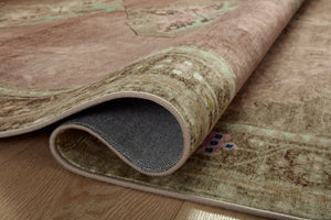 Magnolia Home by Joanna Gaines x Loloi Sinclair Rug - Clay / Tobacco-Blue Hand Home
