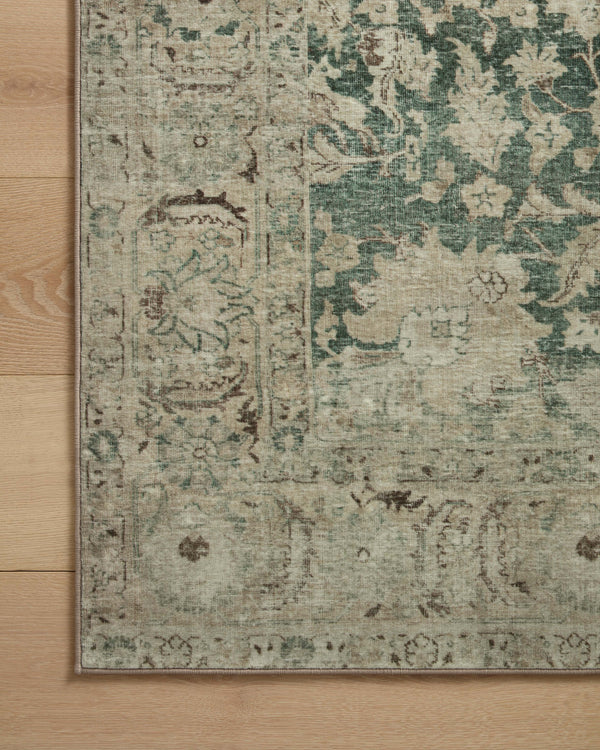 Magnolia Home by Joanna Gaines x Loloi Sinclair Rug - Jade / Sand-Blue Hand Home