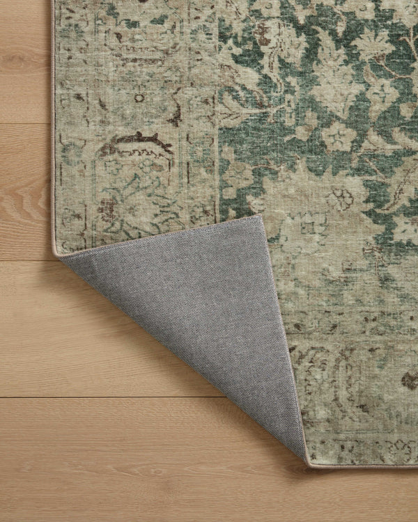 Magnolia Home by Joanna Gaines x Loloi Sinclair Rug - Jade / Sand-Blue Hand Home