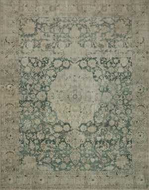 Magnolia Home by Joanna Gaines x Loloi Sinclair Rug - Jade / Sand-Blue Hand Home