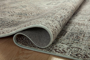Magnolia Home by Joanna Gaines x Loloi Sinclair Rug - Natural / Sage-Blue Hand Home