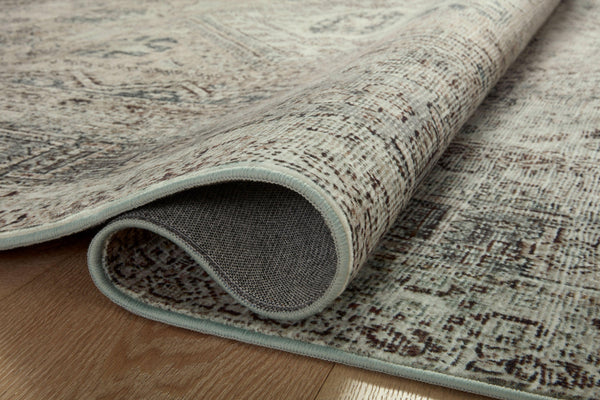 Magnolia Home by Joanna Gaines x Loloi Sinclair Rug - Natural / Sage-Blue Hand Home