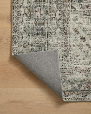 Magnolia Home by Joanna Gaines x Loloi Sinclair Rug - Natural / Sage-Blue Hand Home