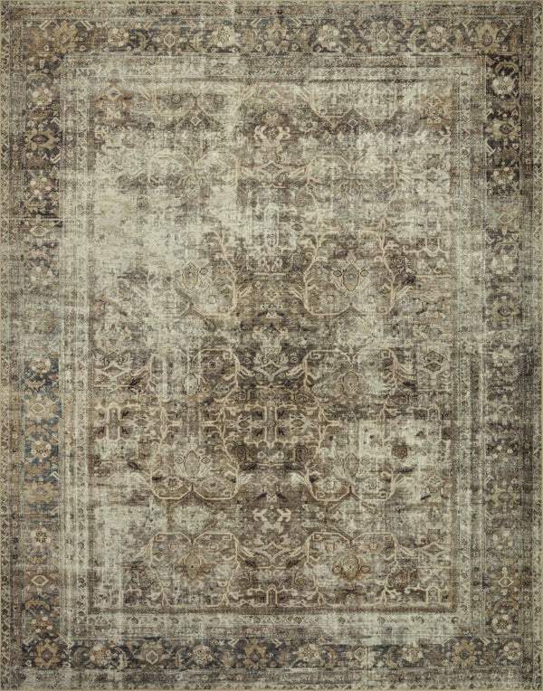 Magnolia Home by Joanna Gaines x Loloi Sinclair Rug - Pebble / Taupe-Blue Hand Home