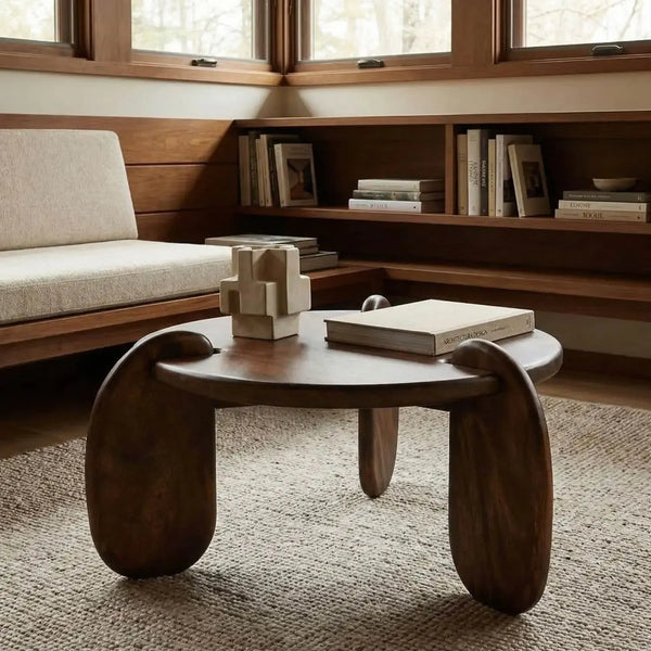 Mahatma Coffee Table-Noir Furniture-Blue Hand Home