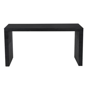 Manhattan Desk, Hand Rubbed Black by Noir-Blue Hand Home