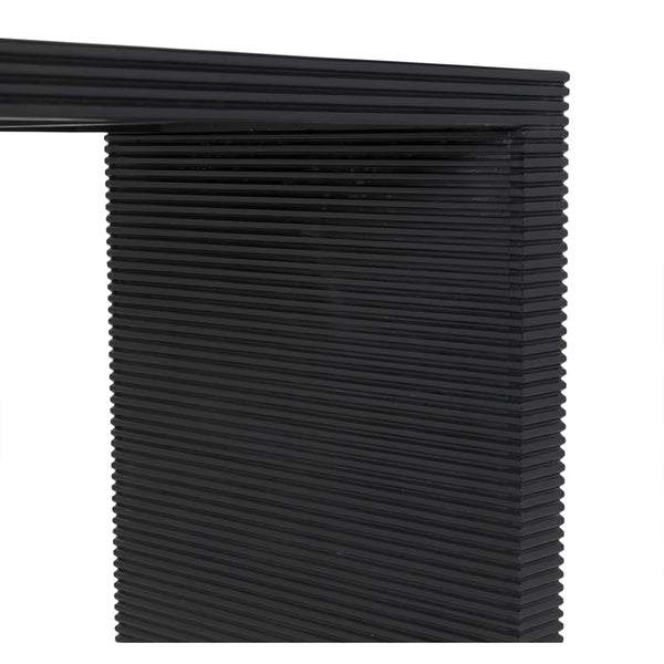 Manhattan Desk, Hand Rubbed Black by Noir-Blue Hand Home