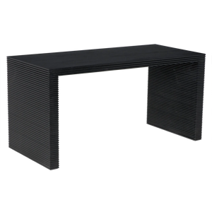 Manhattan Desk, Hand Rubbed Black by Noir-Blue Hand Home