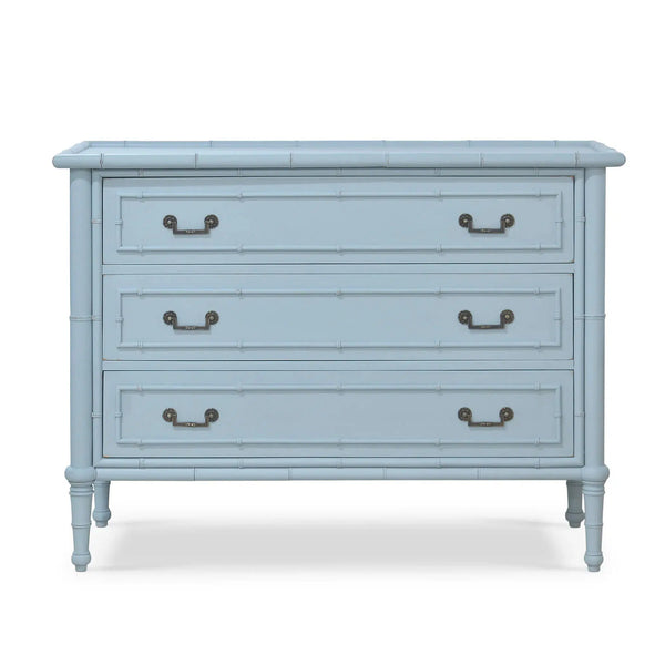 Martinique Dresser w/ 3 Drawer-Blue Hand Home