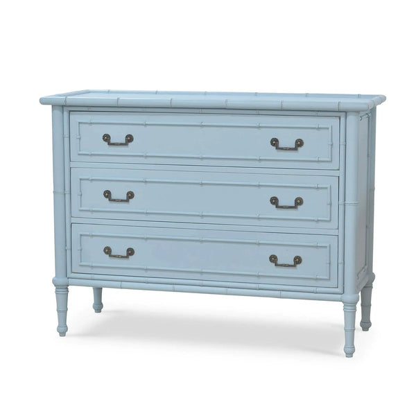 Martinique Dresser w/ 3 Drawer-Blue Hand Home