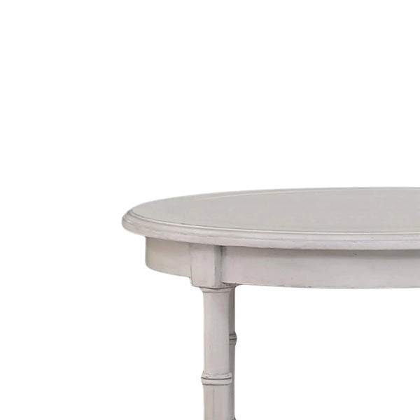 Martinique Round Side Table-Blue Hand Home