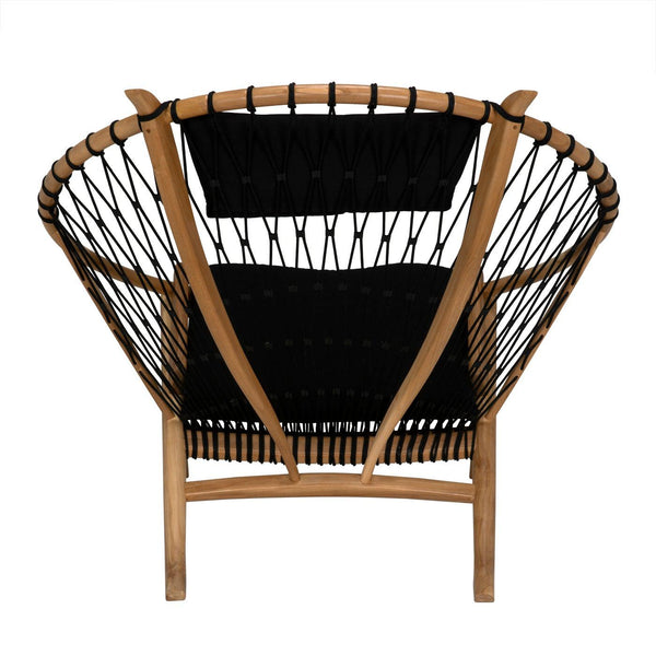 Mateo Chair, Bleached Teak-Noir Furniture-Blue Hand Home