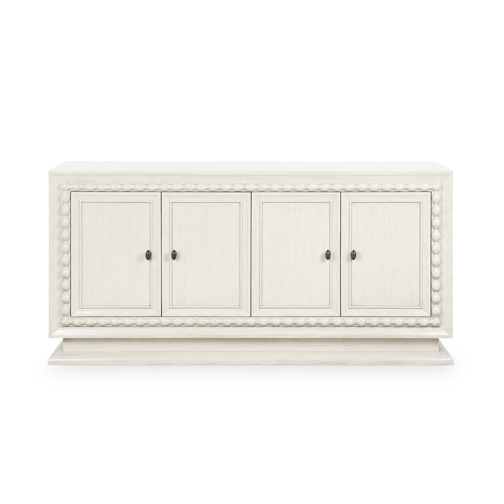 Maxwell 4-Door Cabinet-Blue Hand Home