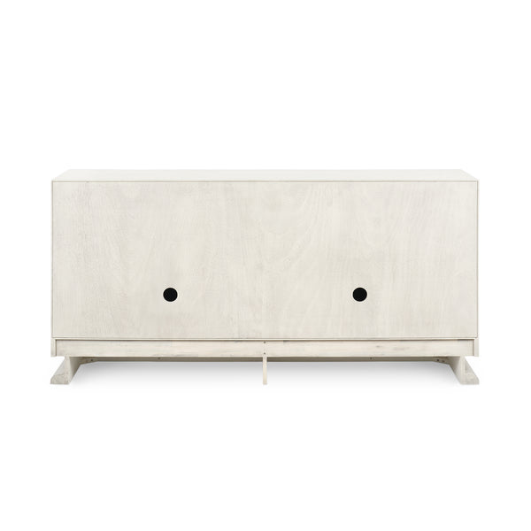 Maxwell 4-Door Cabinet-Blue Hand Home