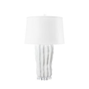 Malibu Lamp Without Shade, Polar Mist