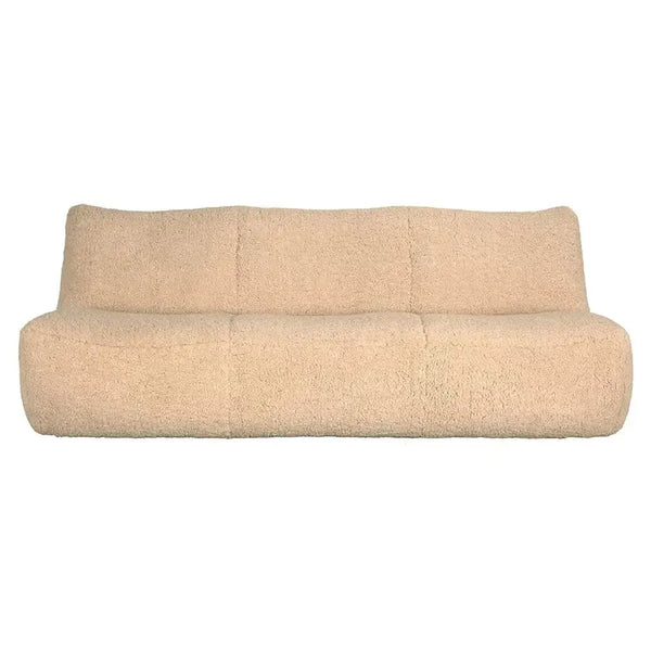 McClain 3 Seater, Camel Fabric-Noir Furniture-Blue Hand Home