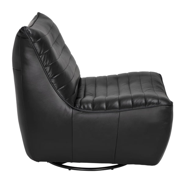 Mcclain Swivel Single Sofa by Noir-Blue Hand Home