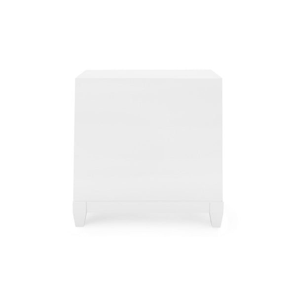 Madison 3-Drawer Side Table / Chiffon White-Blue Hand Home