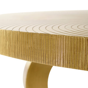Maddox Coffee Table, Antique Brass